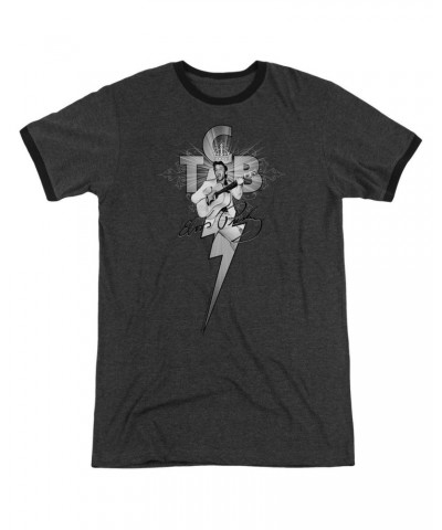 Elvis Presley Shirt | TCB ORNATE Premium Ringer Tee $9.68 Shirts