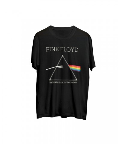 Pink Floyd Dark Side Of The Moon Logo Black T-Shirt $8.80 Shirts