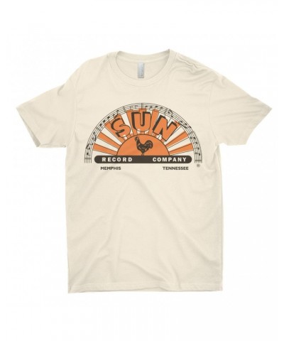 Sun Records T-Shirt | Orange Brown Half Logo Shirt $10.98 Shirts