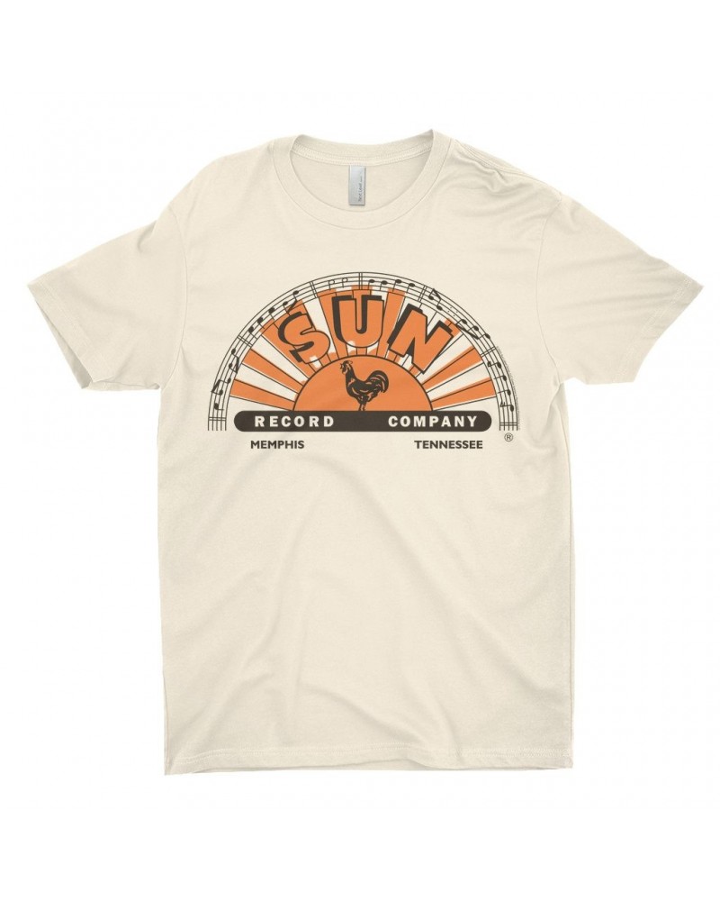 Sun Records T-Shirt | Orange Brown Half Logo Shirt $10.98 Shirts