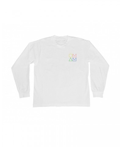 Of Monsters and Men Rainbow Logo White Long Sleeve Tee $18.00 Shirts