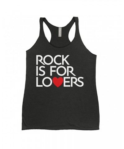 Music Life - Rock Music Life Ladies' Tank Top | Rock Is For Lovers Music Life Shirt $11.87 Shirts