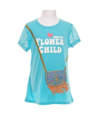 Woodstock Flower Child Girls Tee $5.05 Shirts