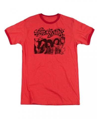 Aerosmith Shirt | OLD PHOTO Premium Ringer Tee $9.43 Shirts