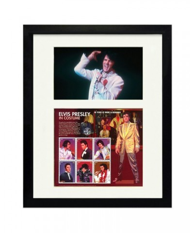 Elvis Presley In Costume Framed Collectible Stamps $19.50 Accessories