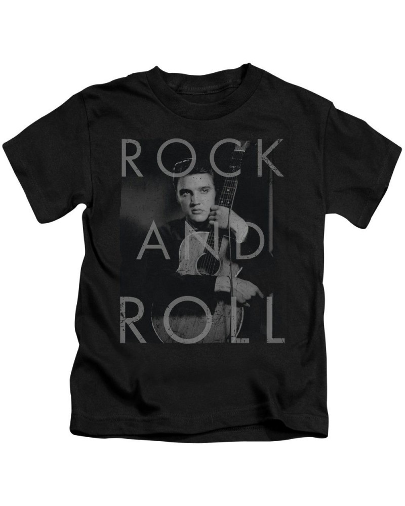 Elvis Presley Kids T Shirt | ROCK AND ROLL Kids Tee $6.16 Kids