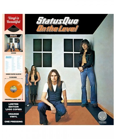 Status Quo On The Level Vinyl Record $7.35 Vinyl