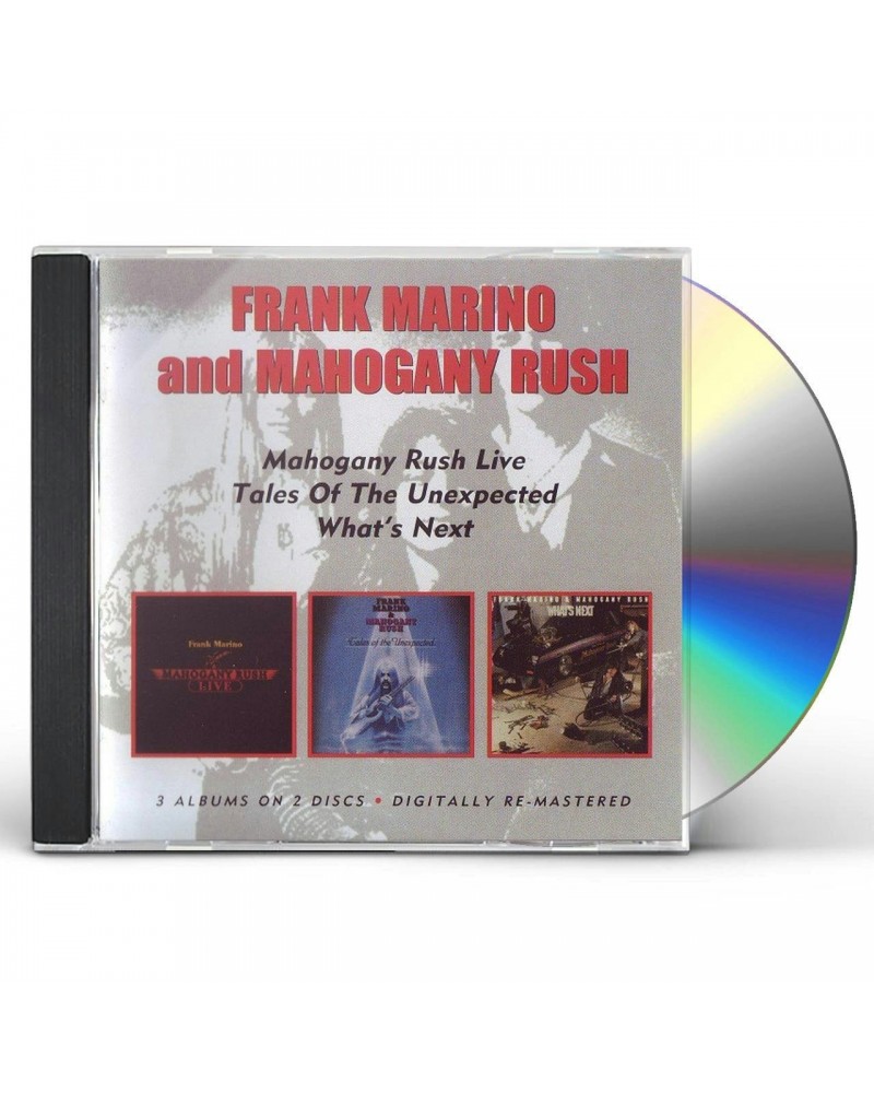 Frank Marino & Mahogany Rush LIVE / TALES OF THE UNEXPECTED / WHAT'S NEXT (REMASTERED) CD $5.60 CD