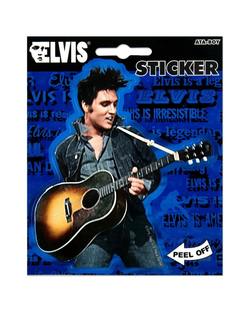 Elvis Presley Rocking Guitar Sticker $1.36 Accessories