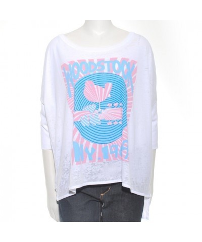 Woodstock Women's NY '69 Rising Sun 3/4 Sleeve T-Shirt $13.46 Shirts