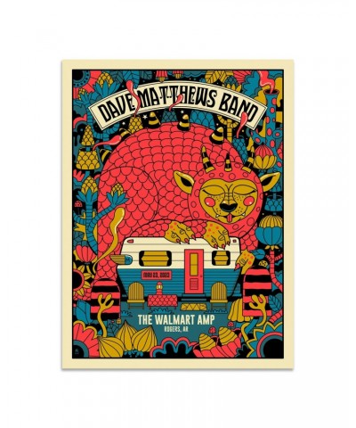 Dave Matthews Band Show Poster Rogers AR 5/23/2023 $30.00 Decor