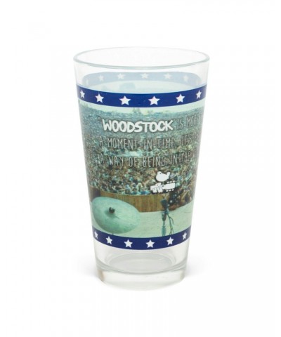 Woodstock Crowd Photo Wrap Pint Glass $3.10 Decor