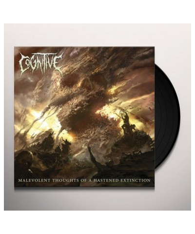 Cognitive MALEVOLENT THOUGHTS OF A HASTENED EXTINCTION (CANARY YELLOW/BLACK TIGER VINYL) Vinyl Record $8.96 Vinyl