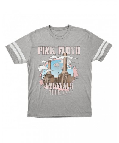 Pink Floyd T-Shirt | Factory Animals Tour '77 Football Shirt $15.16 Shirts