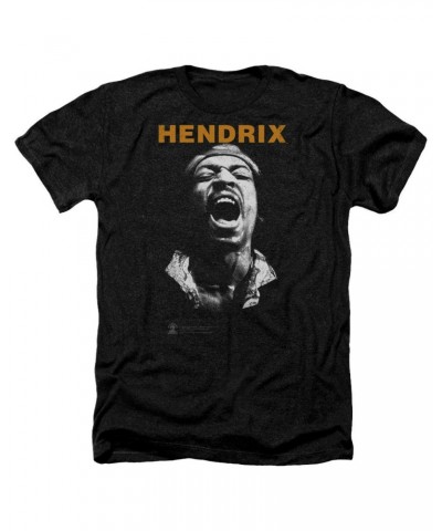 Jimi Hendrix Listen Heather Black T-Shirt $7.75 Shirts