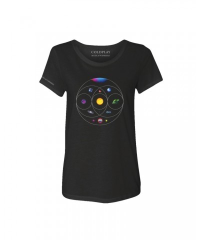 Coldplay MUSIC OF THE SPHERES - WOMEN'S TEE $14.10 Shirts