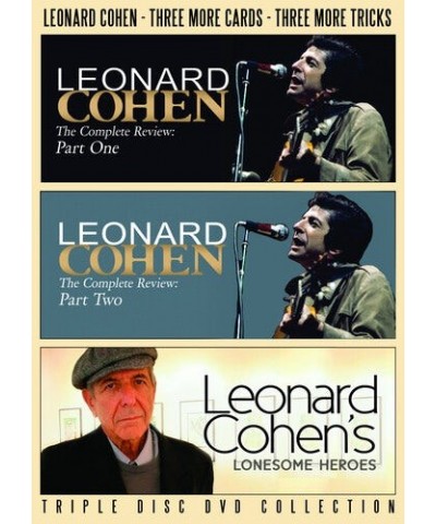 Leonard Cohen THREE MORE CARDS THREE MORE TRICKS DVD $8.74 Videos