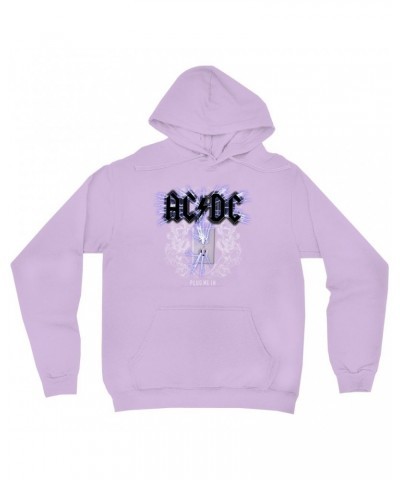 AC/DC Hoodie | Plug Me In Design Hoodie $14.78 Sweatshirts