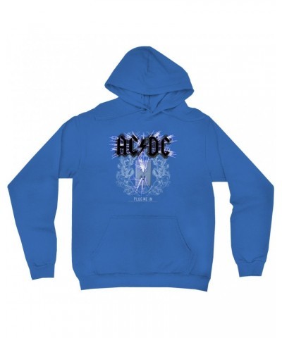 AC/DC Hoodie | Plug Me In Design Hoodie $14.78 Sweatshirts