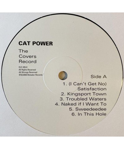 Cat Power Covers Record Vinyl Record $10.81 Vinyl