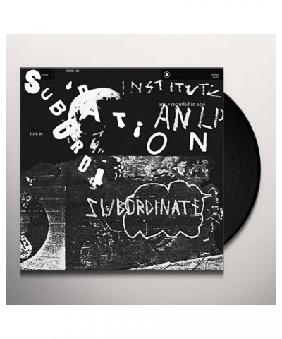 Institute Subordination Vinyl Record $9.72 Vinyl