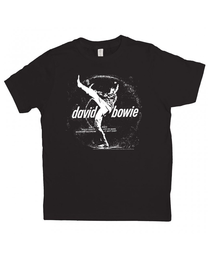 David Bowie Kids T-Shirt | Space Oddity Record Label Kids Shirt $10.10 Kids