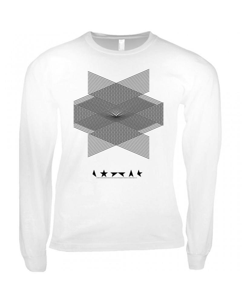 David Bowie Long Sleeve Shirt | Blackstar Album Design Shirt $13.18 Shirts