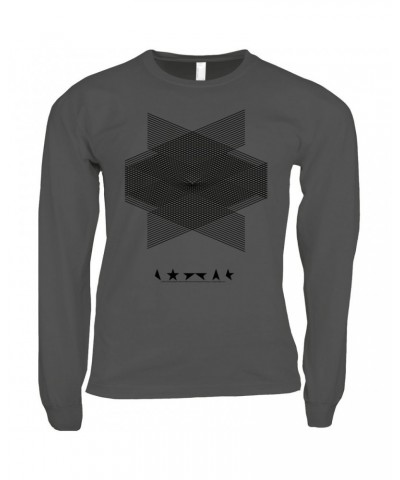 David Bowie Long Sleeve Shirt | Blackstar Album Design Shirt $13.18 Shirts