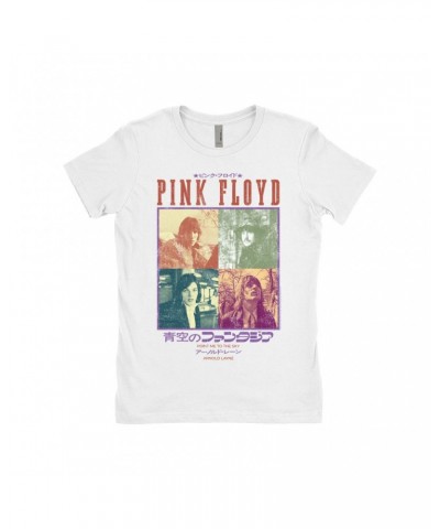 Pink Floyd Ladies' Boyfriend T-Shirt | Point Me To The Sky Asia Distressed Shirt $8.48 Shirts