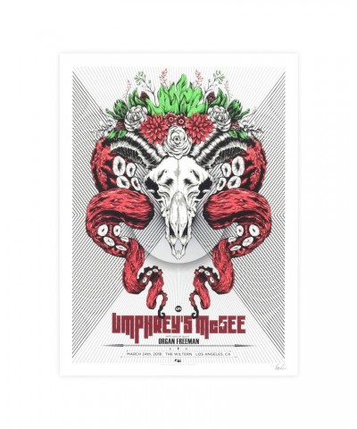 Umphrey's McGee The Wiltern 2018 Poster by Ryan Guimond $10.50 Decor