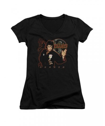 Elvis Presley Junior's V-Neck Shirt | KARATE Junior's Tee $7.02 Shirts