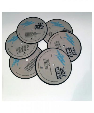 Best Coast Always Tomorrow Vinyl Coaster Set $9.00 Vinyl