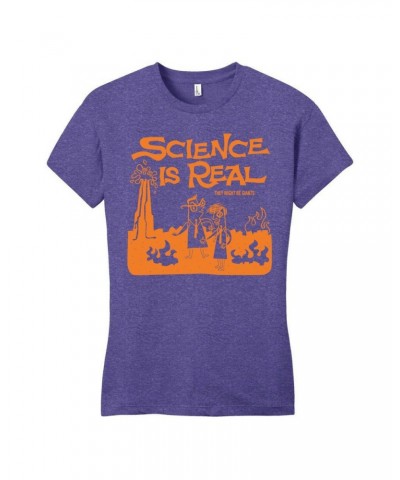 They Might Be Giants Science is Real Purple T-Shirt (Women's) $16.00 Shirts