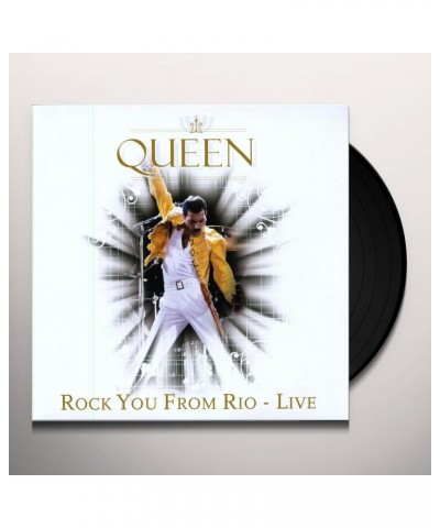 Queen ROCK YOU FROM RIO - LIVE Vinyl Record $11.75 Vinyl