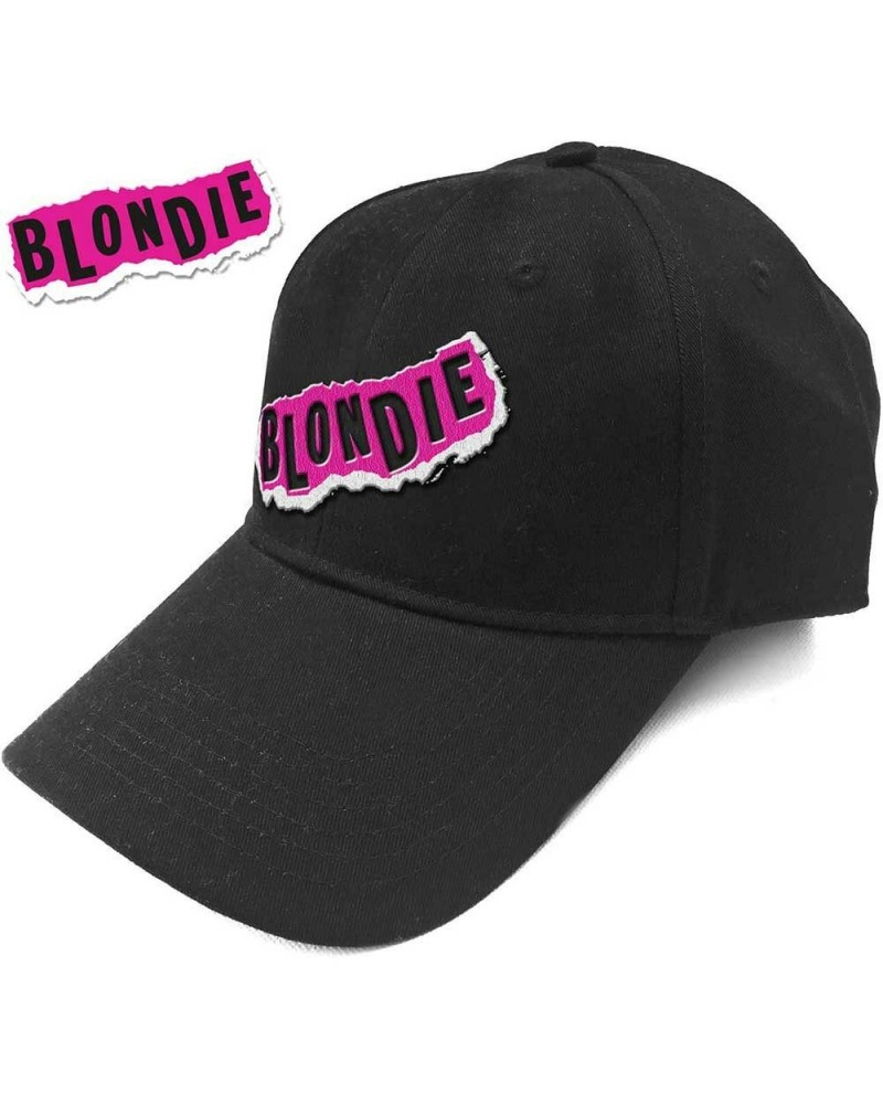 Blondie Baseball Cap Blondie Punk Logo Derhúfa $13.69 Hats