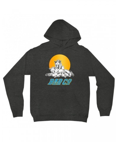 Bad Company Hoodie | Run With The Pack Retro Sun Hoodie $13.98 Sweatshirts