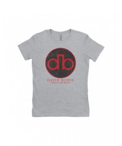 David Bowie Ladies' Boyfriend T-Shirt | Modern Logo Shirt $10.23 Shirts