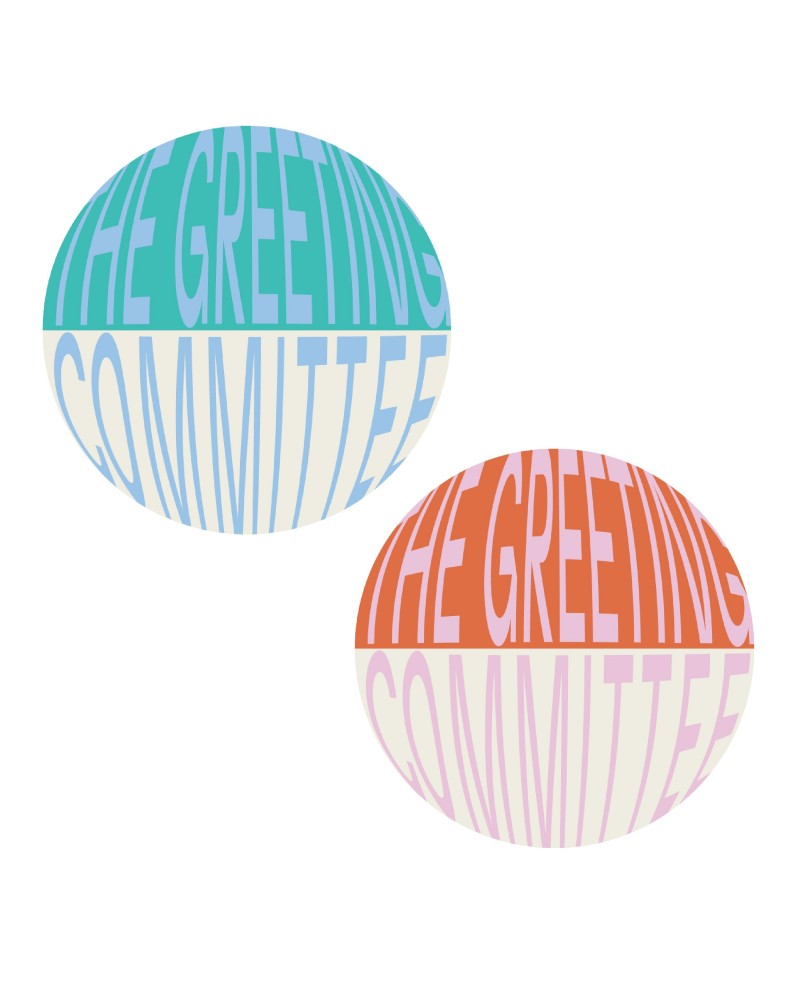 The Greeting Committee Globe Sticker $1.41 Accessories