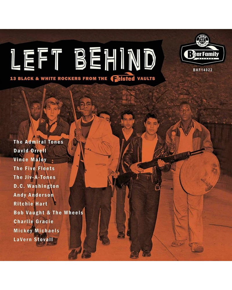 Left Behind: 13 Black & White Rockers From The Felsted Vaults / VAR Vinyl Record $16.20 Vinyl