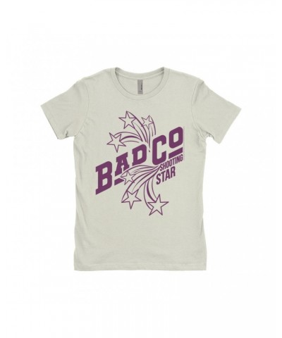 Bad Company Ladies' Boyfriend T-Shirt | Shooting Star In Purple Shirt $10.98 Shirts