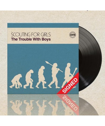 Scouting For Girls THE TROUBLE WITH BOYS - SIGNED LP (Vinyl) $8.81 Vinyl