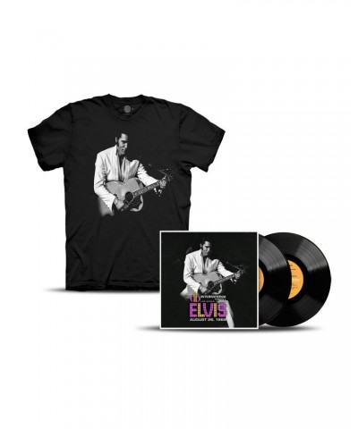 Elvis Presley LIVE 1969 International Hotel T-shirt + LP Bundle $21.46 Vinyl