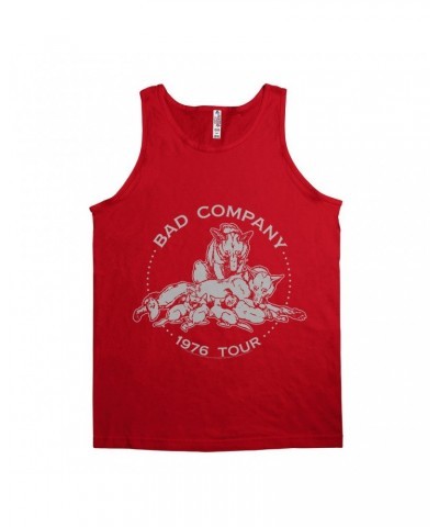 Bad Company Unisex Tank Top | Run With The Pack 1976 Tour Shirt $9.23 Shirts