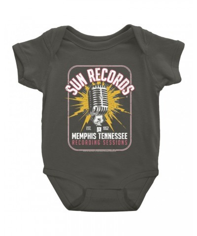 Sun Records Baby Short Sleeve Bodysuit | Memphis Tennessee Recording Sessions Bodysuit $8.98 Kids