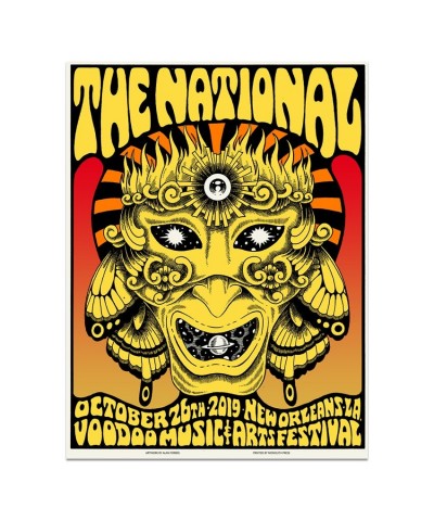 The National New Orleans LA Voodoo Fest Poster - October 26 2019 $9.00 Decor