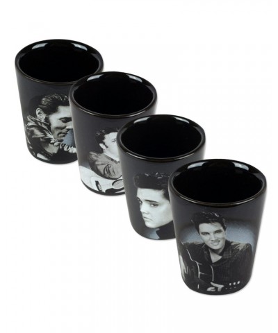 Elvis Presley 4 pc. Ceramic Shot Glasses $4.31 Drinkware