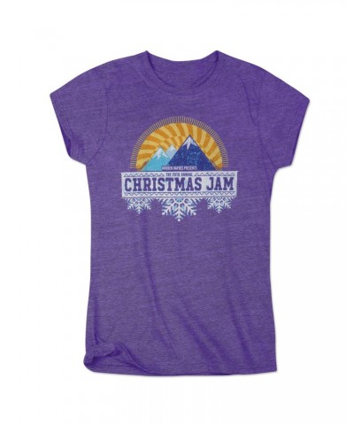 Warren Haynes 2016 Christmas Jam Women's Purple T-Shirt $7.50 Shirts